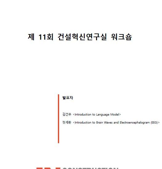 제11회 건설혁신연구실 워크숍(치코리타)